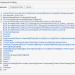 All possible components