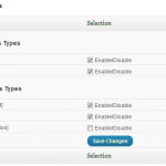 Plugin option page