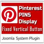 Pinterest Pins Display Fixed Vertical Button