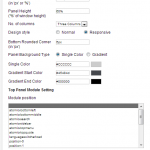 Top Panel Setting
