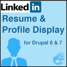 Linkedin Resume & Full Profile Display for Drupal Joomla