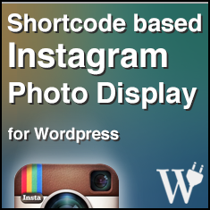 Shortcode Based Instagram Photo Display for WordPress Joomla