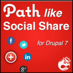 Path Like Social Share Button