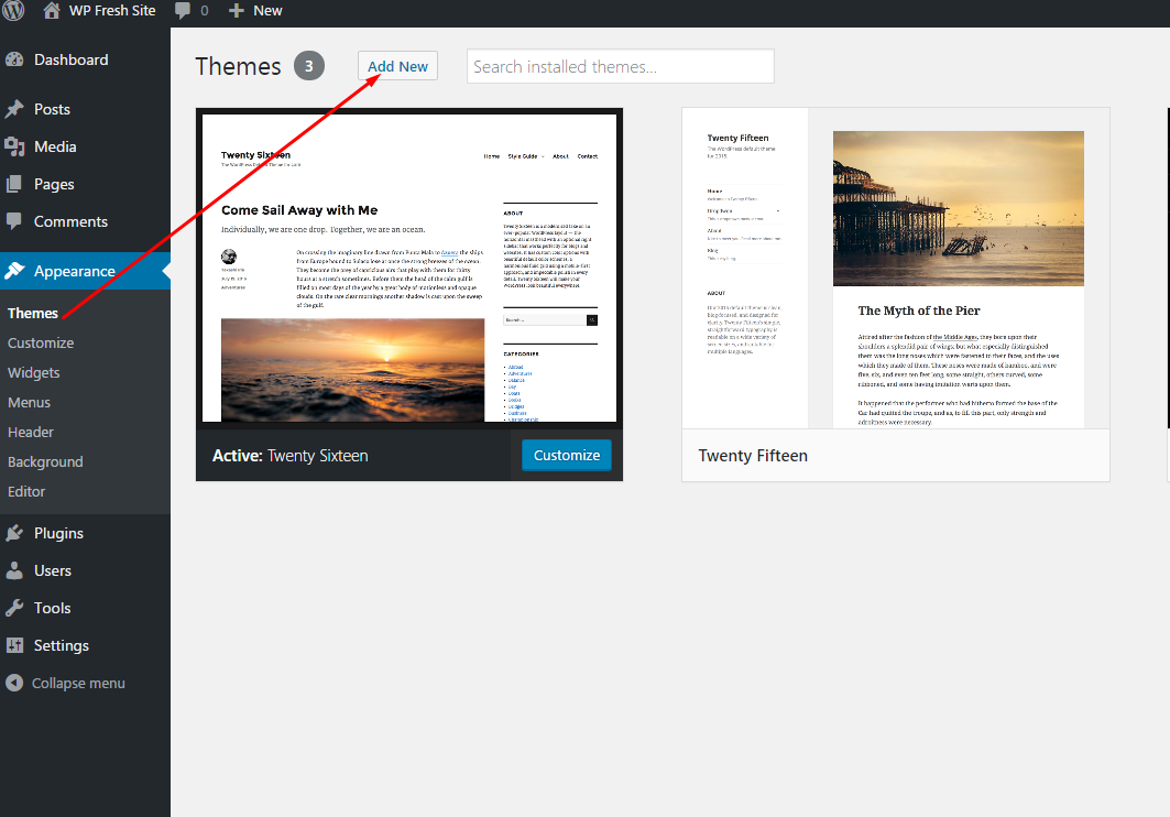 WPPoliticalz-Theme Install-1