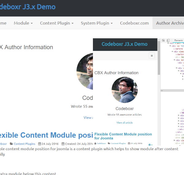 CBX Author Post Archive for Joomla
