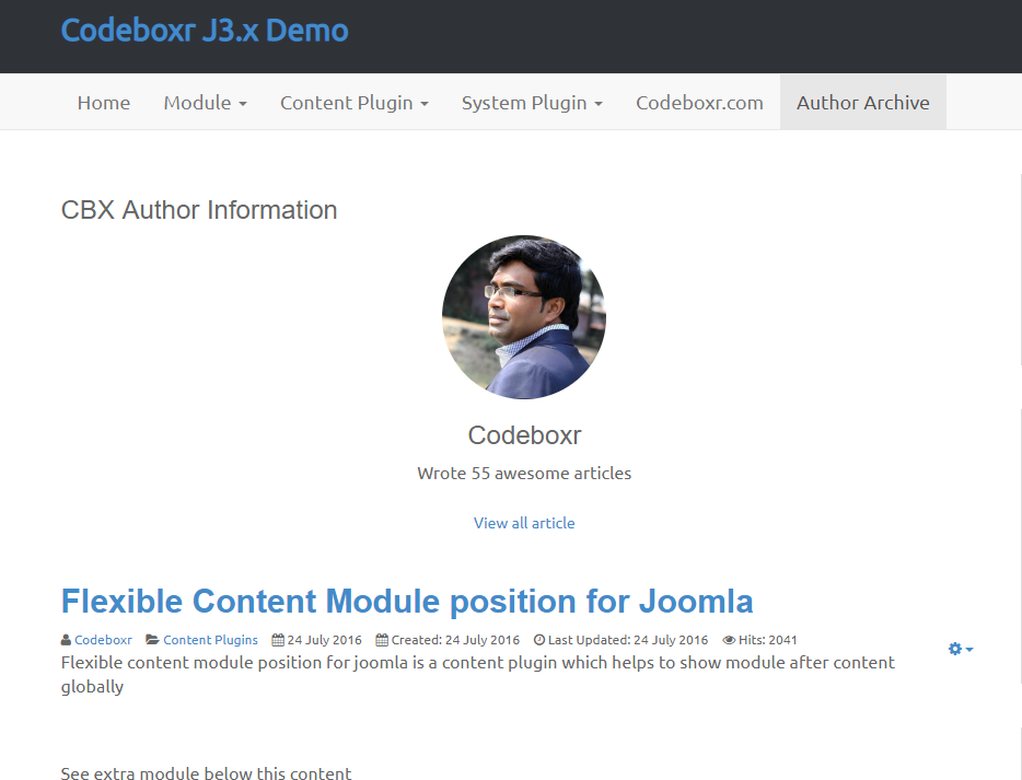 Author Archive, The missing features