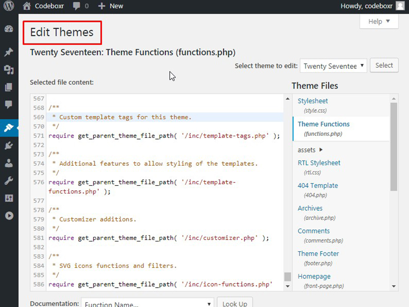 Theme Editor