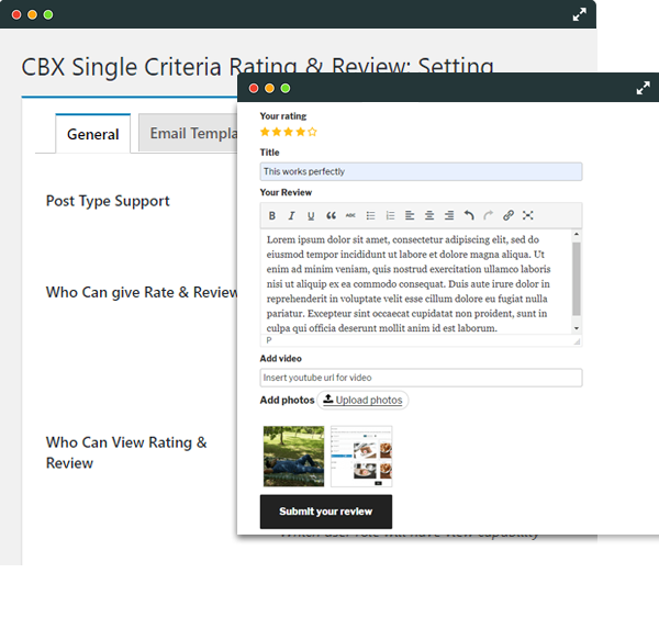 Multi-Criteria Flexible Rating System
