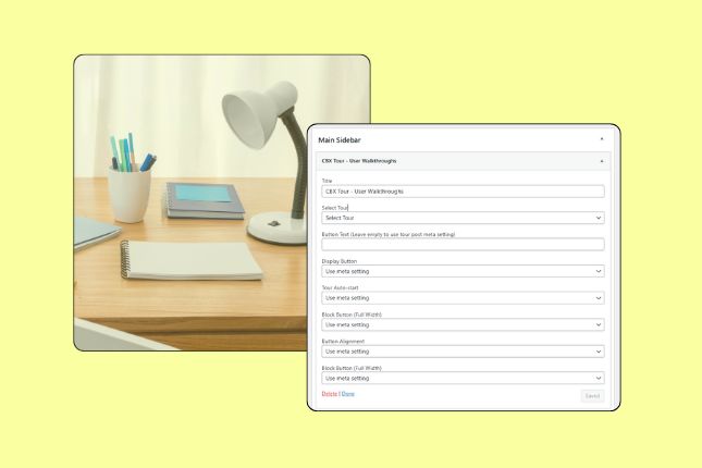 CBX Tour - User Walkthroughs/Guided Tours - Classic Widget Available