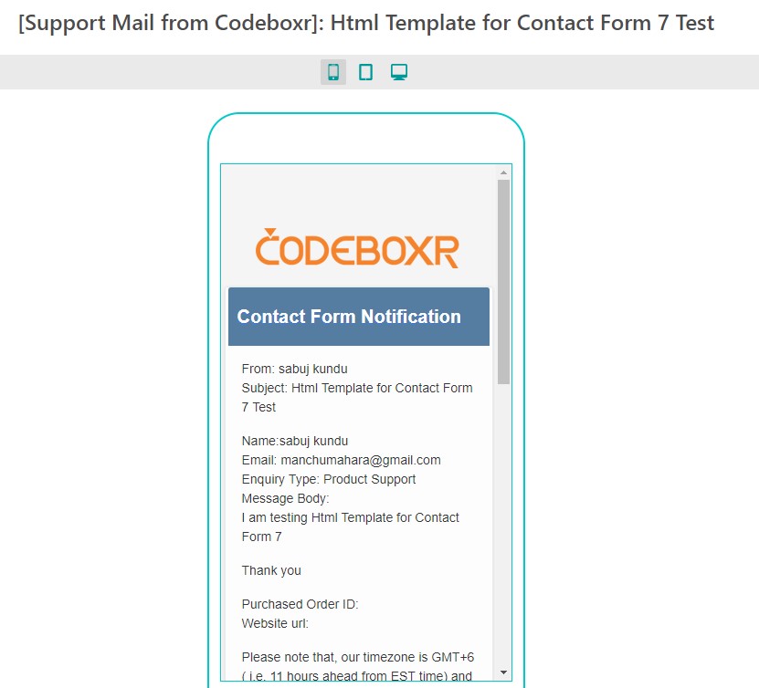 Html Contact Form Template from codeboxr.com