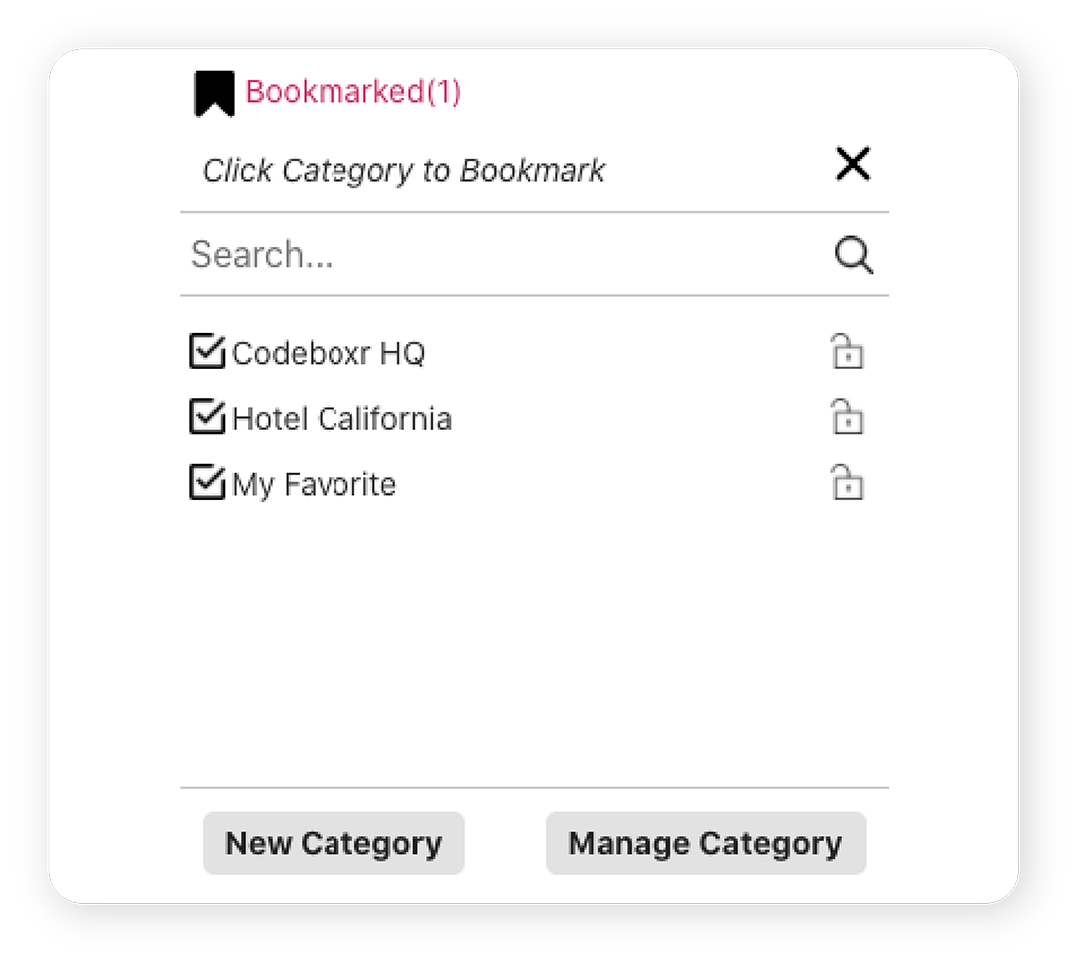 CBX Bookmark for WordPress - Bookmark Button Control