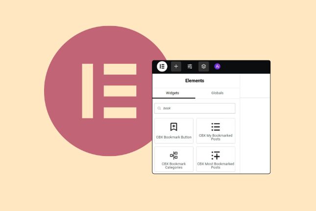CBX Bookmark for WordPress - Elementor Widgets Available