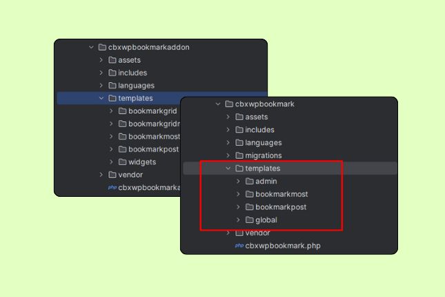 CBX Bookmark for WordPress - Template Override
