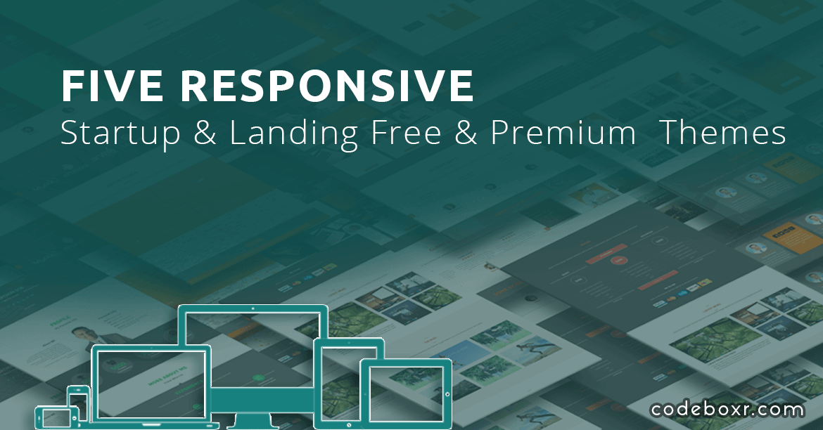 Five Responsive Landing  Html  Themes banner