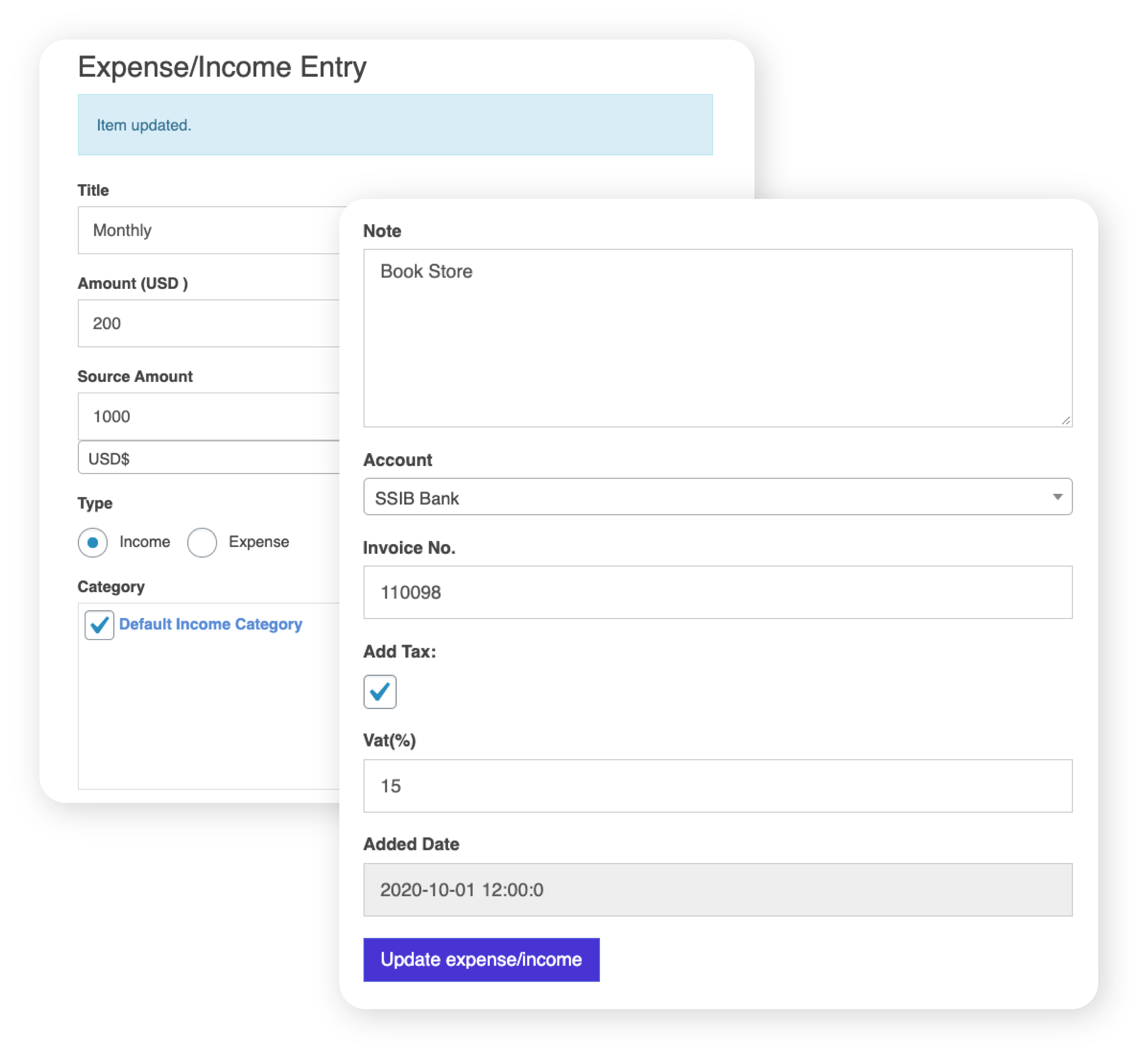 CBX Accounting - Income/Expense Management