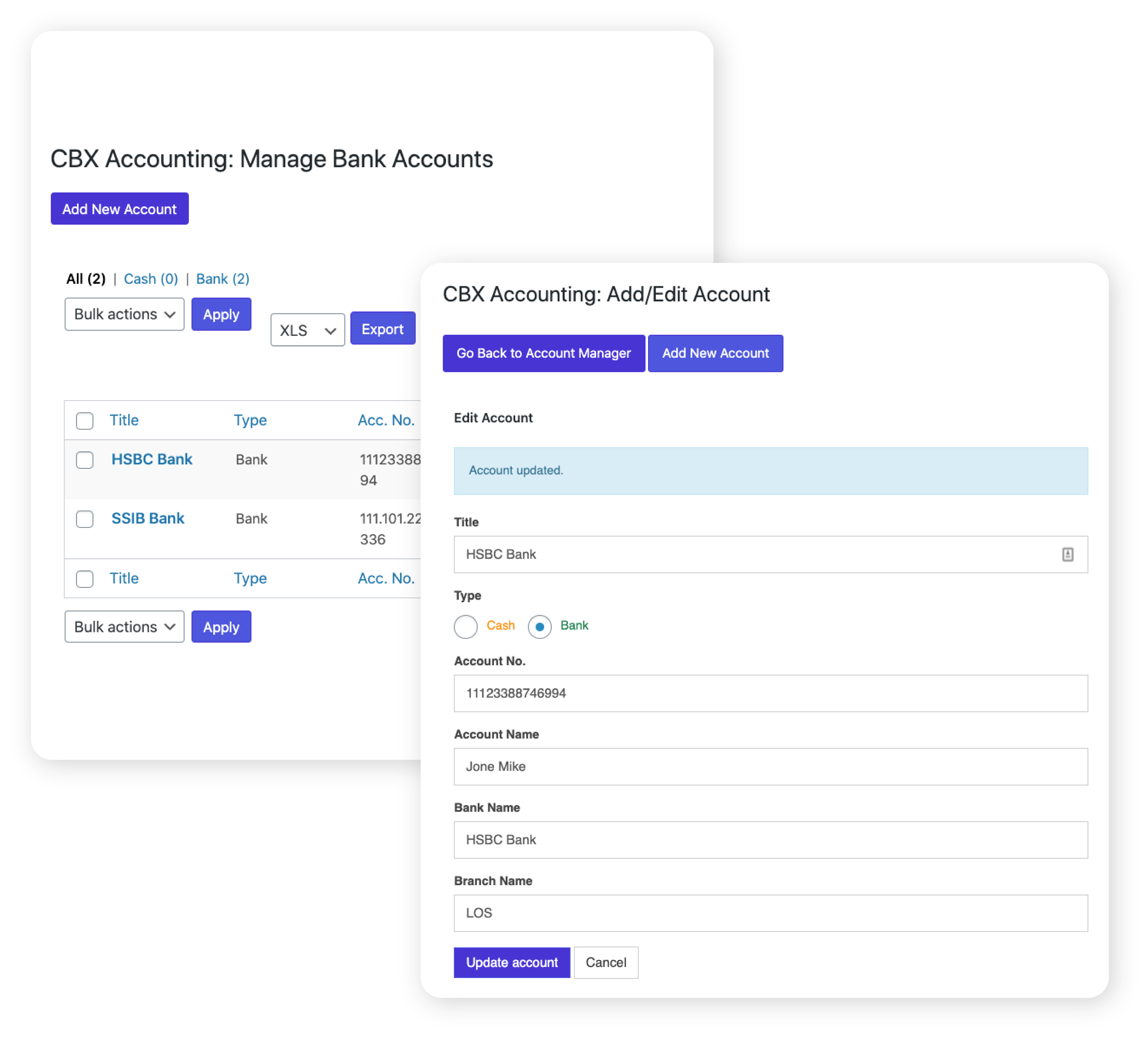 Account Management