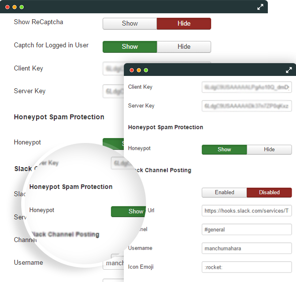 Secured Contact - Honeypot Spam Detection