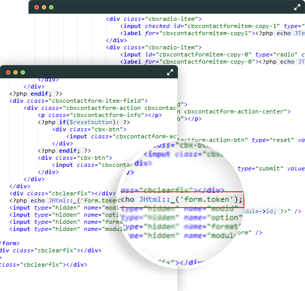 Secured Contact - Joomla Native Session Token