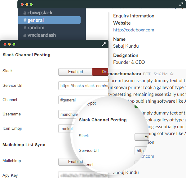 NextSecured Contact - Slack Integration