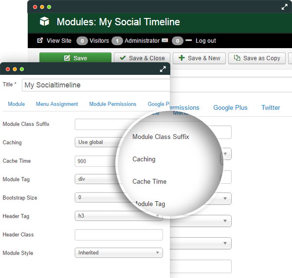 Joomla Native Caching