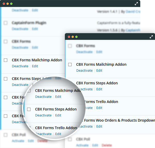 CBX Forms - Lots of addons