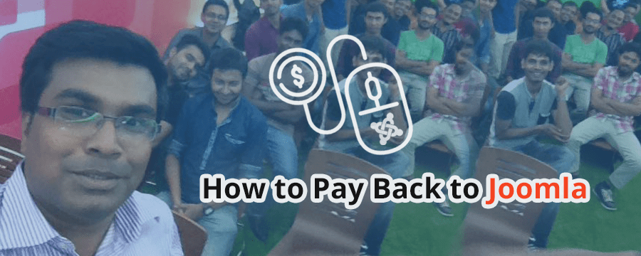 How to Pay Back to Joomla banner
