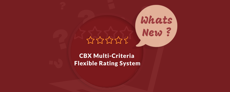 What’s New in CBX Multi Criteria Rating V3.7.6 for WordPress banner